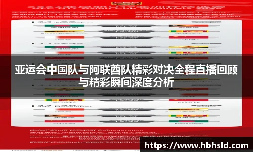 亚运会中国队与阿联酋队精彩对决全程直播回顾与精彩瞬间深度分析